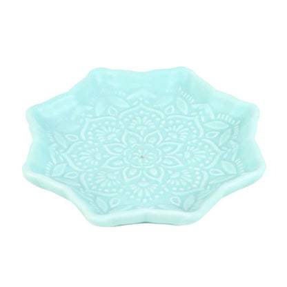 Porte-bâtonnets d'encens Blue Mandala