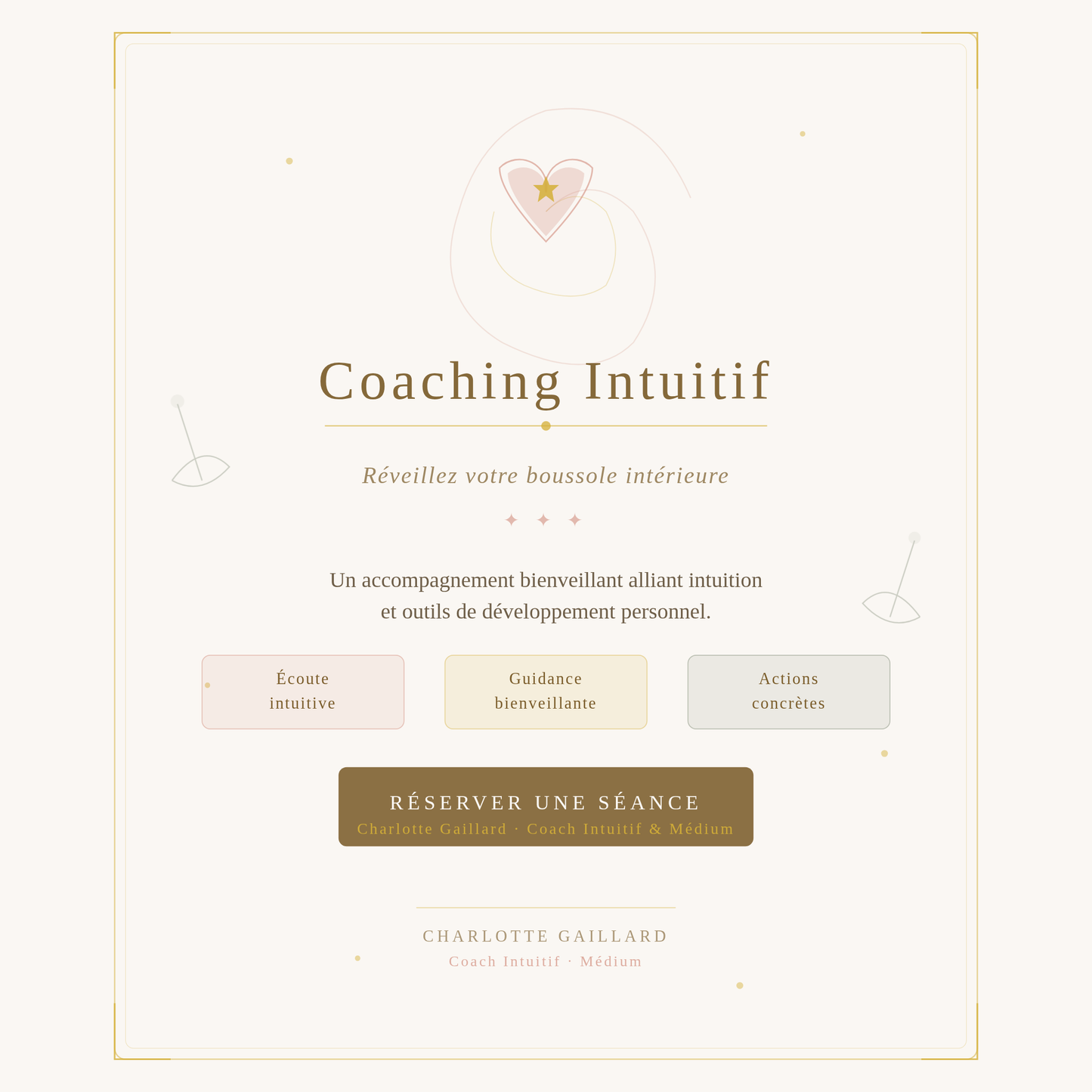 COACHING INTUITIF — 1 heure | 90 € En présentiel à Romenay ou en visioconférence