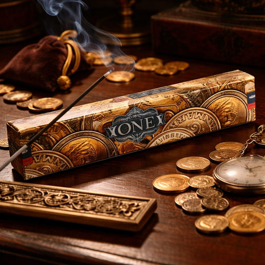 Encens Satya Money (Argent) – Boîte de 20 Bâtonnets