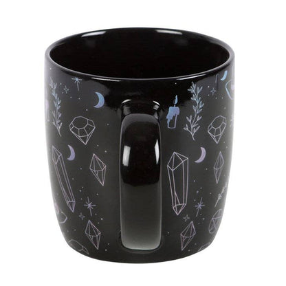 Mug à imprimé de sorcière en cristal