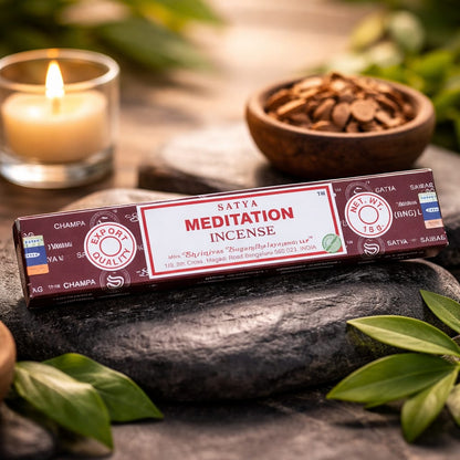 Encens Satya Méditation – Boîte de 20 Bâtonnets