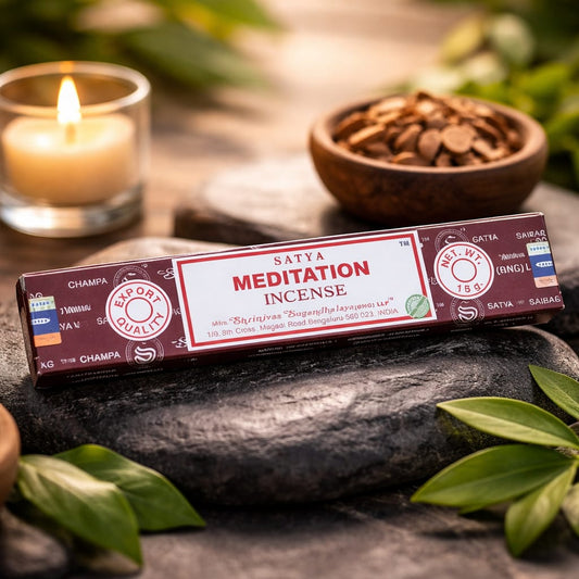 Encens Satya Méditation – Boîte de 20 Bâtonnets